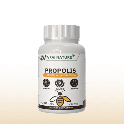 Propolis 350 mg -Renforce l’immunité et Protège la Gorge -60 Gélules