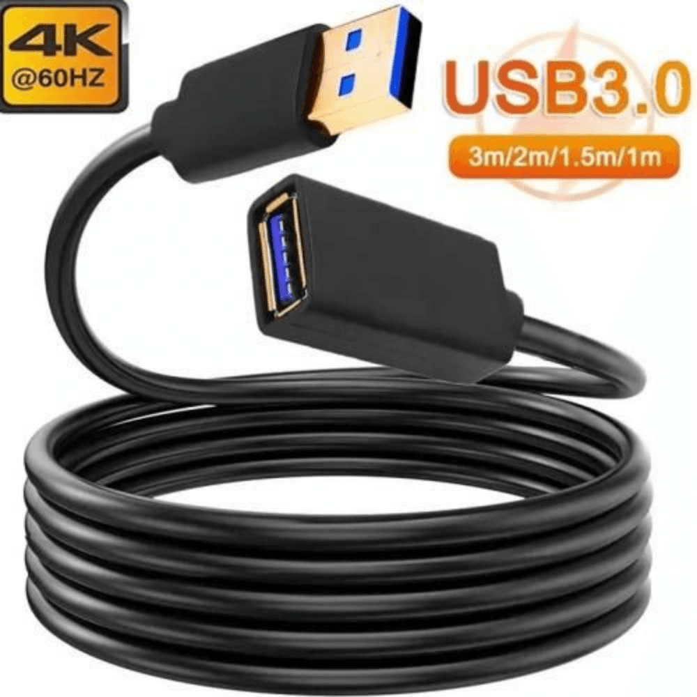 Câble dextension USB 3.0 3M, ligne de Transmission de données