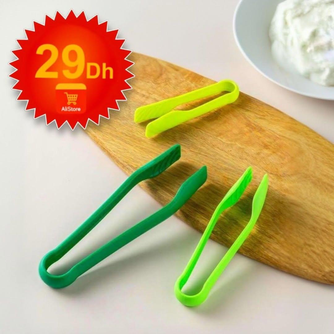 Ensemble de 3 pinces alimentaires en plastique