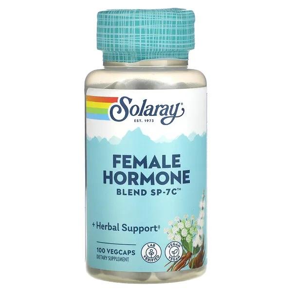 Solaray Hormone Femelle Blend SP-7C, 100 Capsules - Made in USA