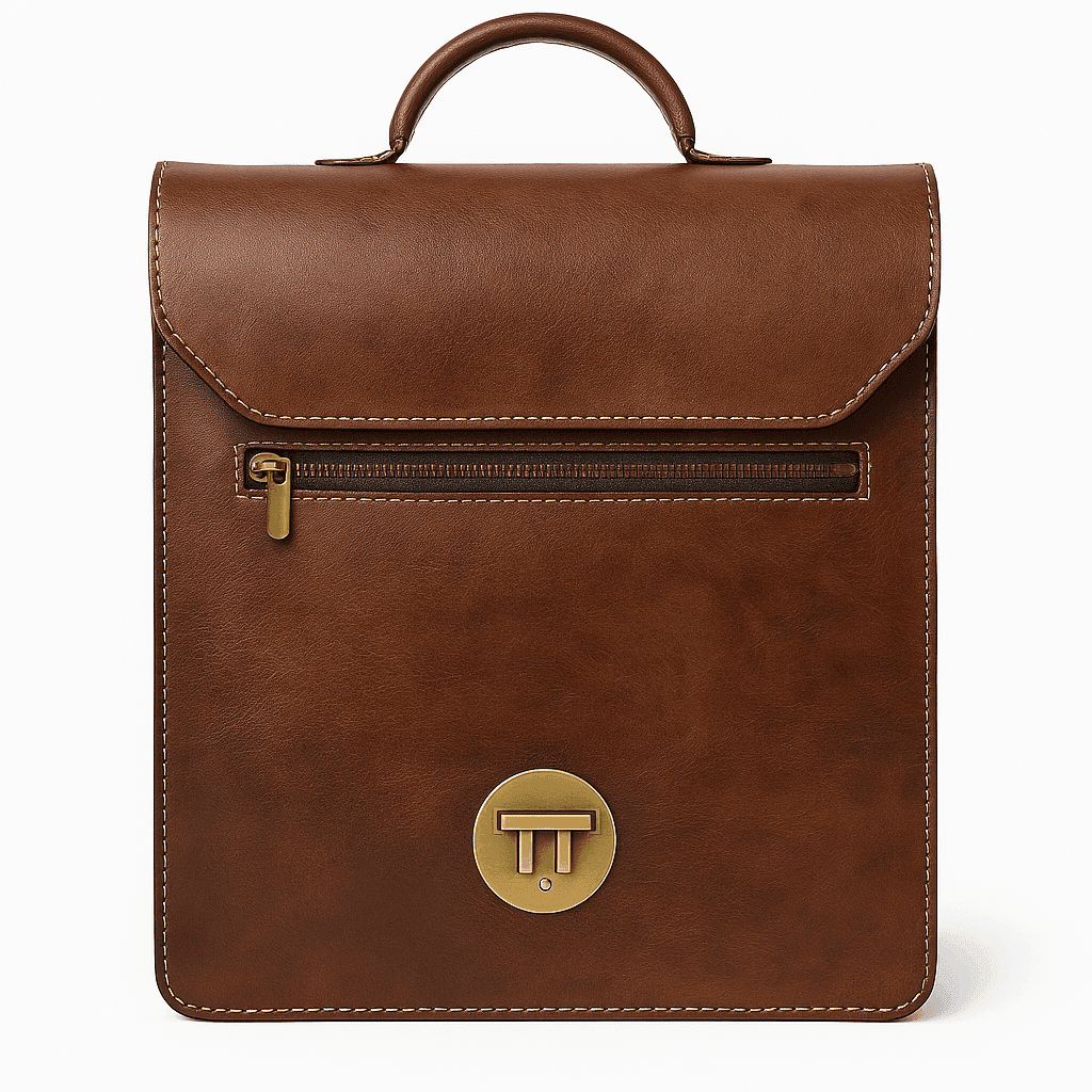 Sac fourre-tout en cuir tressé Tan – Sac à bandoulière marocain fait à la main