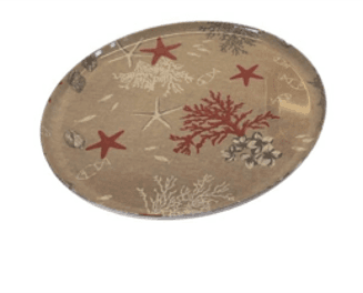 CARTAFFINI PLATEAU ROND CORAIL L