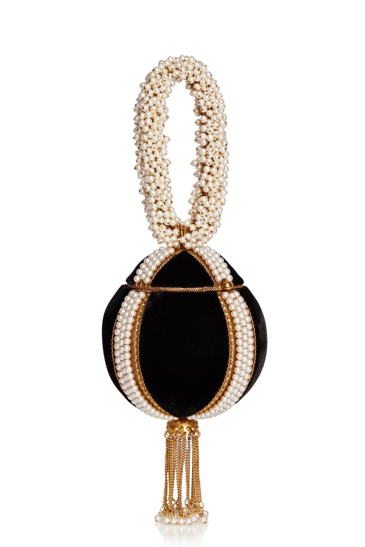 Babi Pearl Bracelet -Cocktail Black