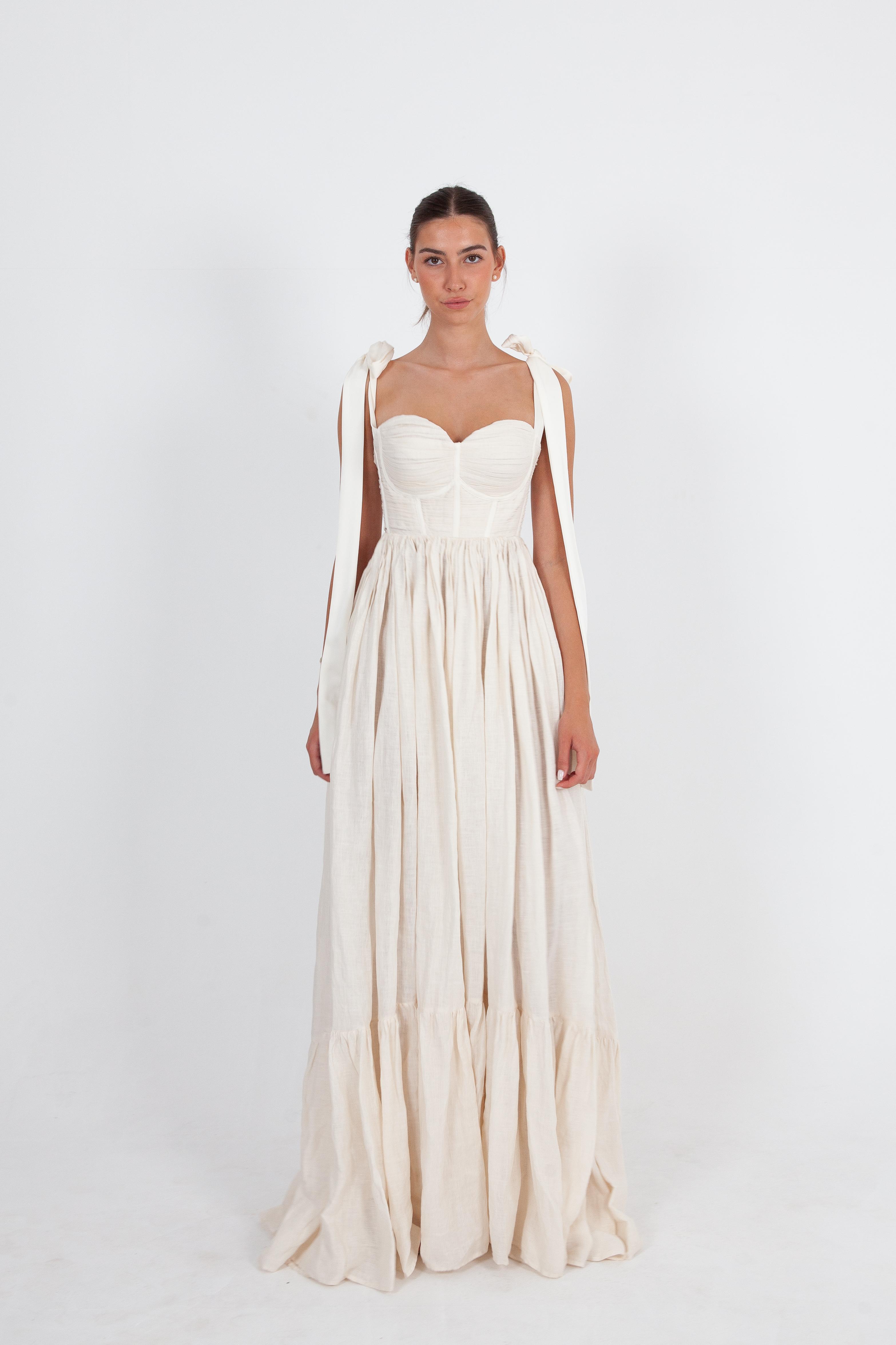 Robe bustier bohème 