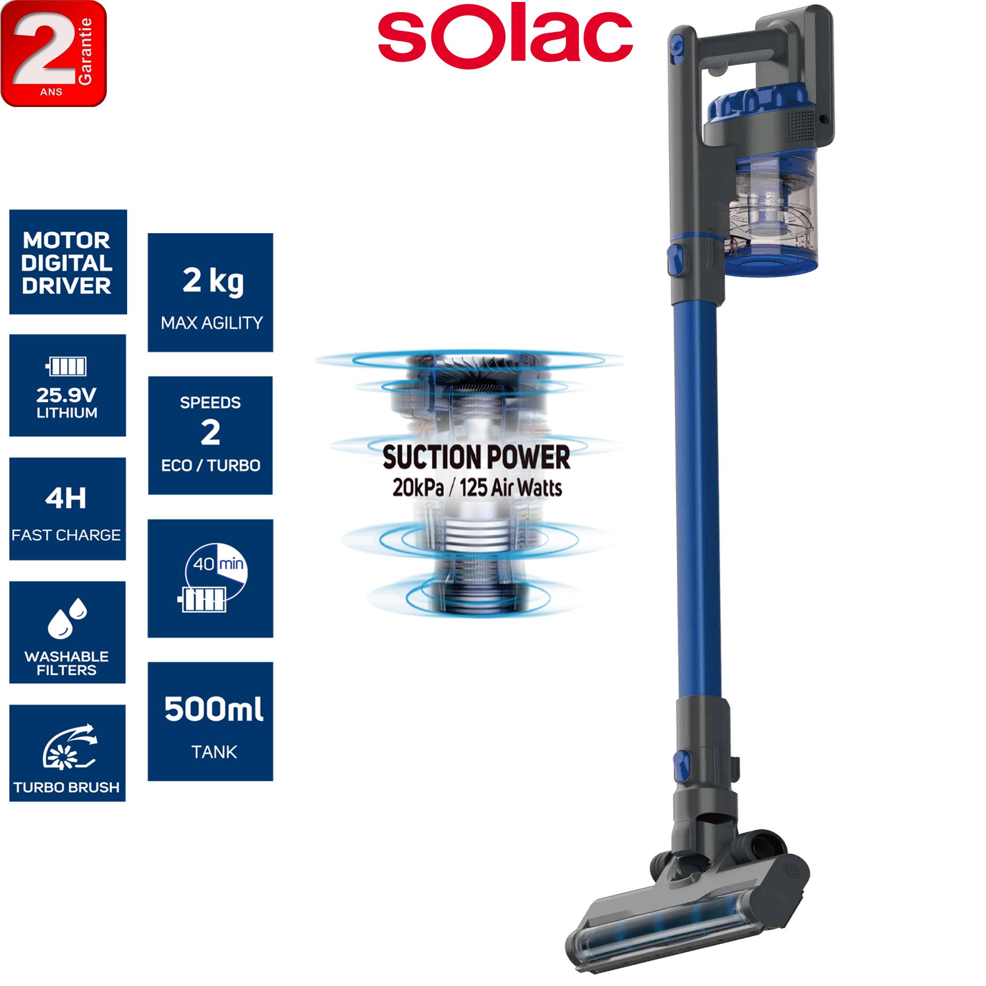 Aspirateur balai sans fil TURBOBAT FUZZY 25,9V