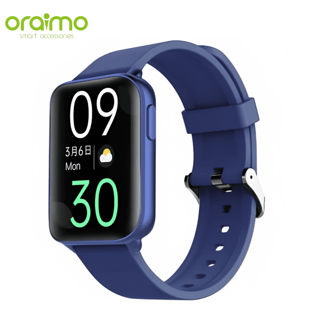 Smart Watch Pro – Montre Connectée Bleu avec Écran IPS et Suivi Santé Avancé