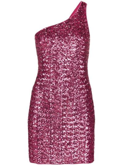 ROBE ORNÉE DE SEQUINS À UNE ÉPAULE