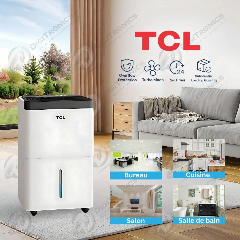 Déshumidificateur 20L, Filtres HEPA haute efficacité, Silencieux, DFL3 20EB
