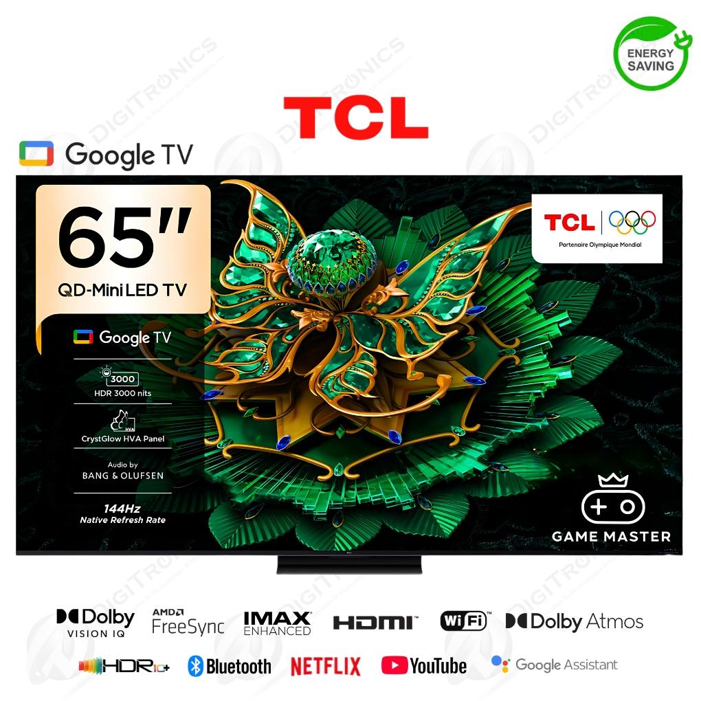 65 Smart Tv Premium QD-Mini LED Google TV, Dolby Vision IQ, Ai HDR10+, 144Hz, 65C7K