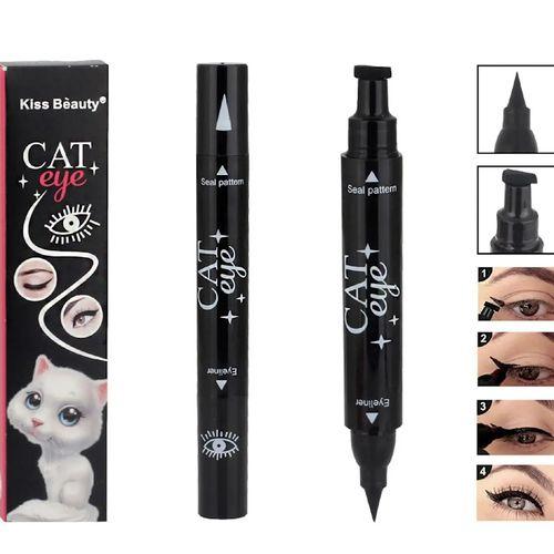 Eyeliner et tampon Noir.