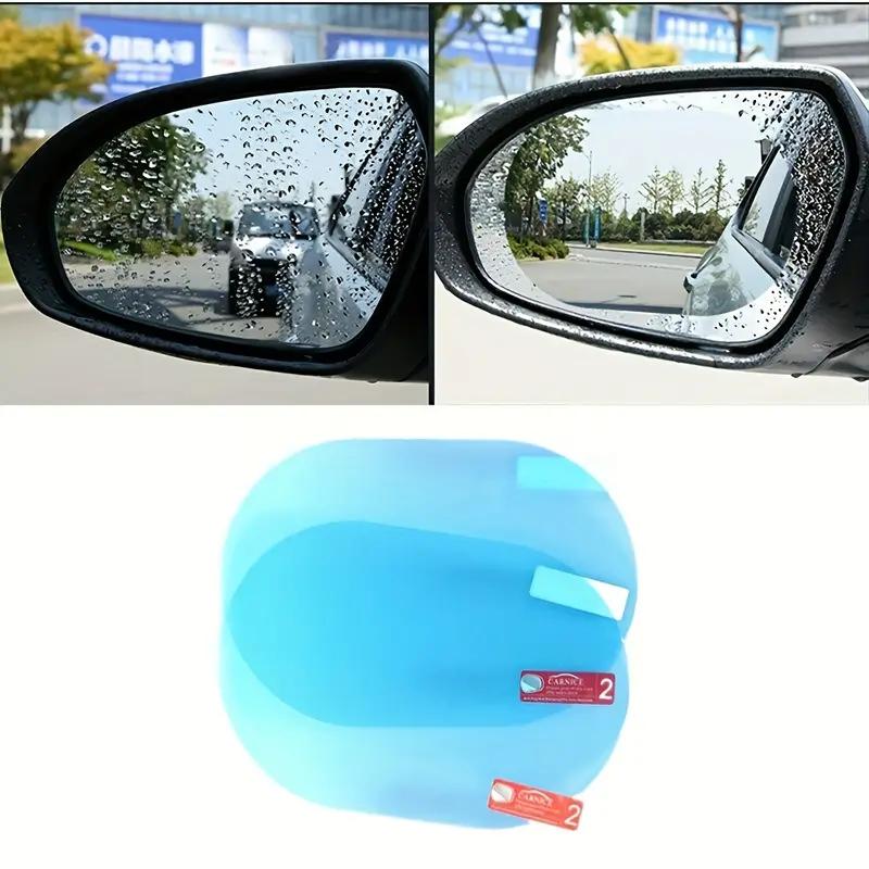 Lot de 2 Films Anti-Pluie pour Rétroviseurs de Voiture – Conduite Sûre par Temps de Pluie & Brouillard