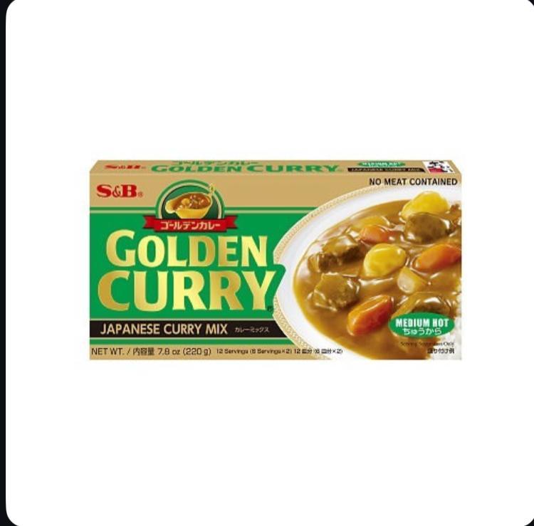 Pâte de Curry Japonais Golden Curry  (Medium Hot)