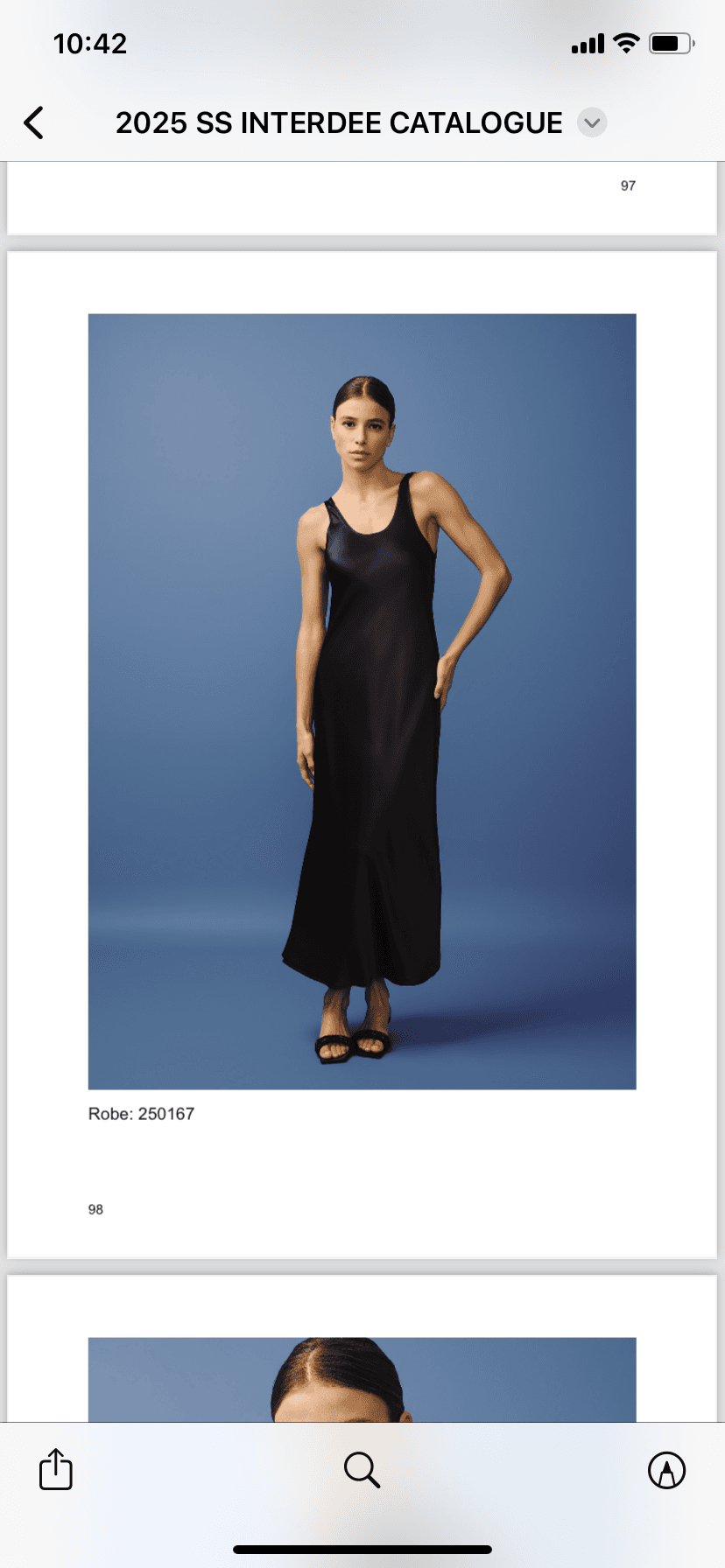 ROBE EN SOIE BlEU MARINE 