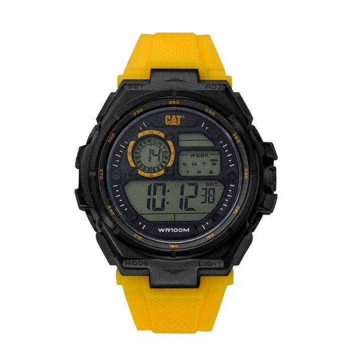 Montre Digital en Silicone Chronographe June & Noir