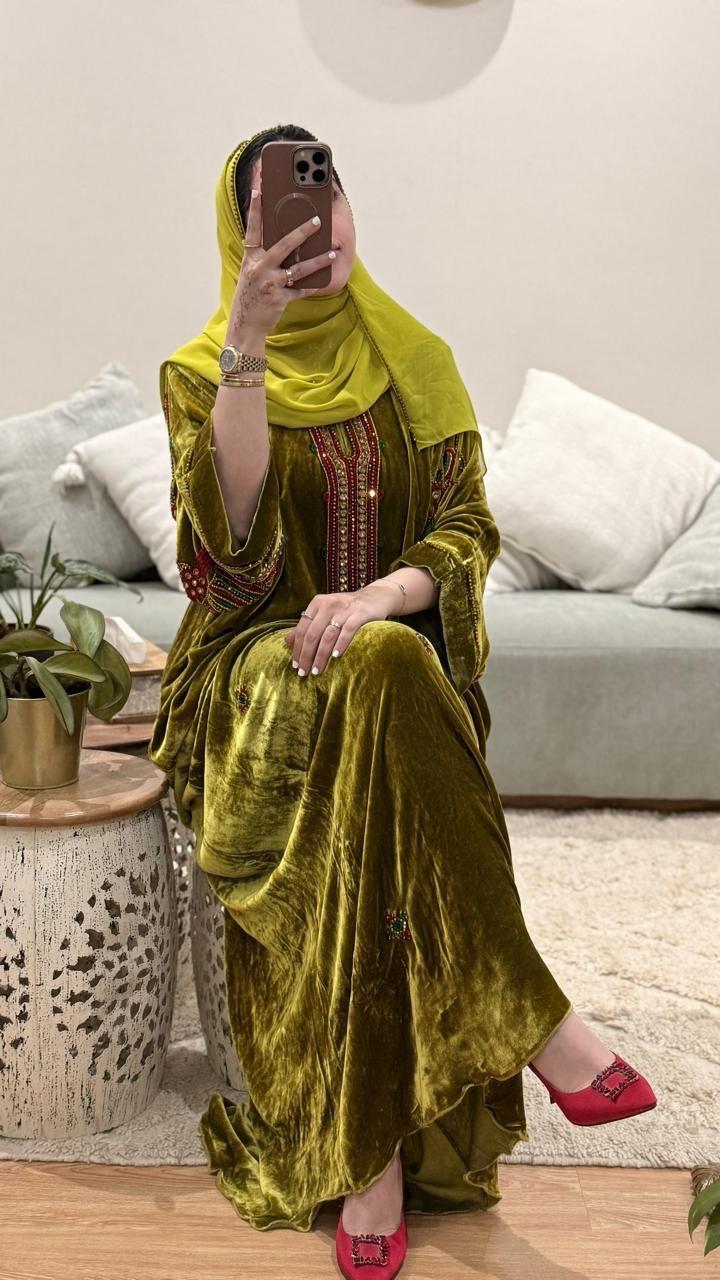 Caftan en velours