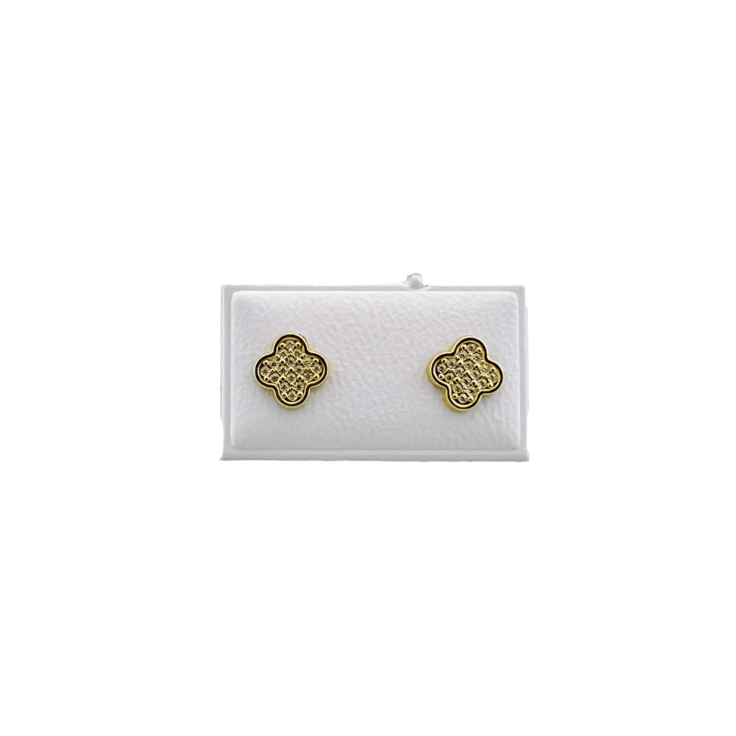 Boucles D'oreilles Bébé en Or 18K - Micro Pavé Scintillant