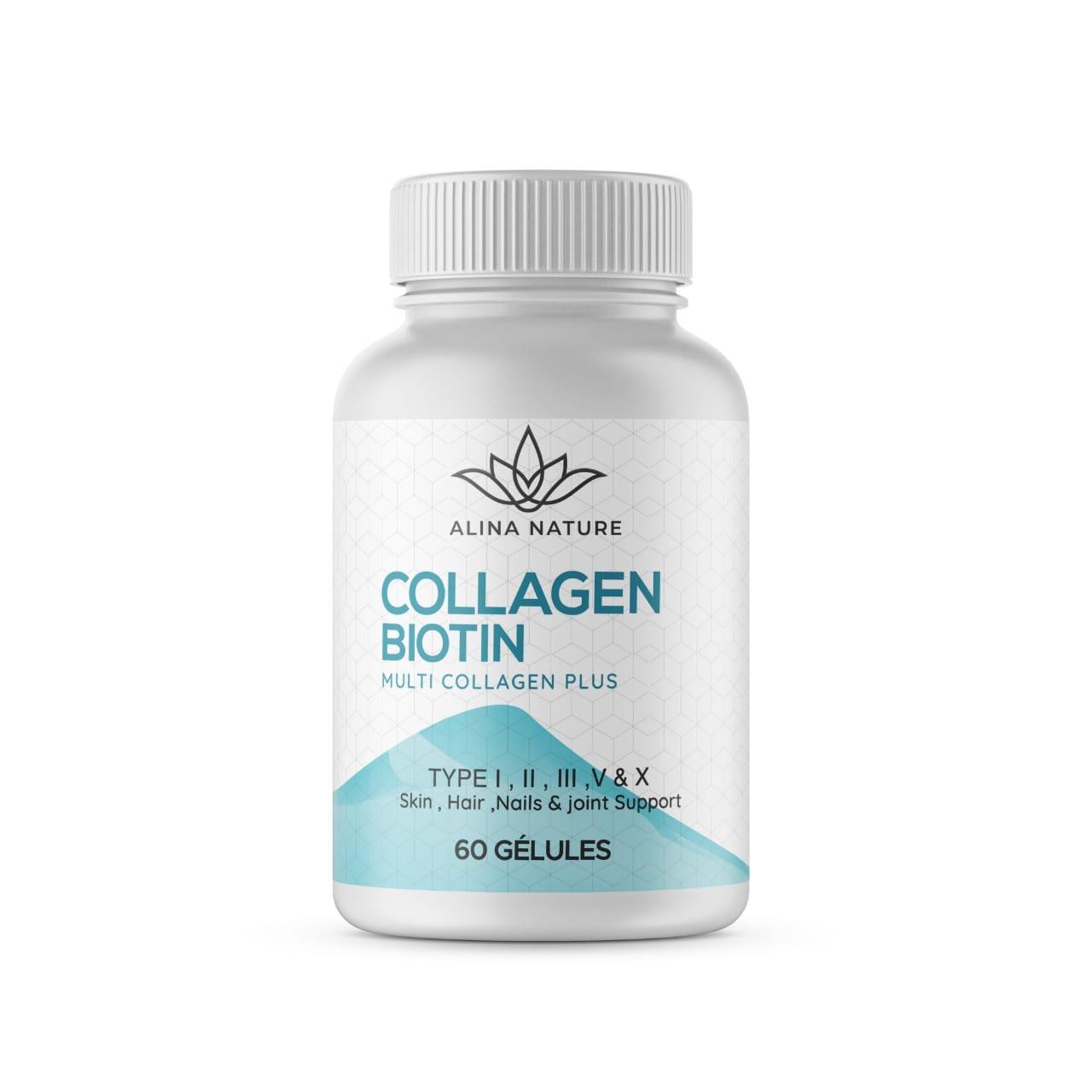 Collagène + Biotine – Peau, cheveux & Ongles Renforcés
