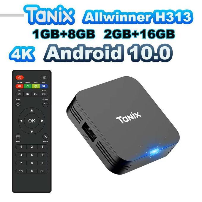 Tanix TX1 Android 10 TV Box 2.4G WIFI 4K HDR 3D 2GB 16GB Allwinner H313 Quad Core lecteur Multimédia Mondial