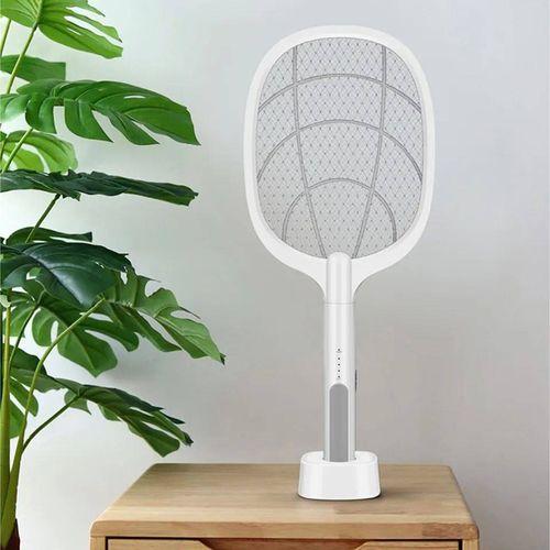 Raquette lumineuse électrique anti-moustiques