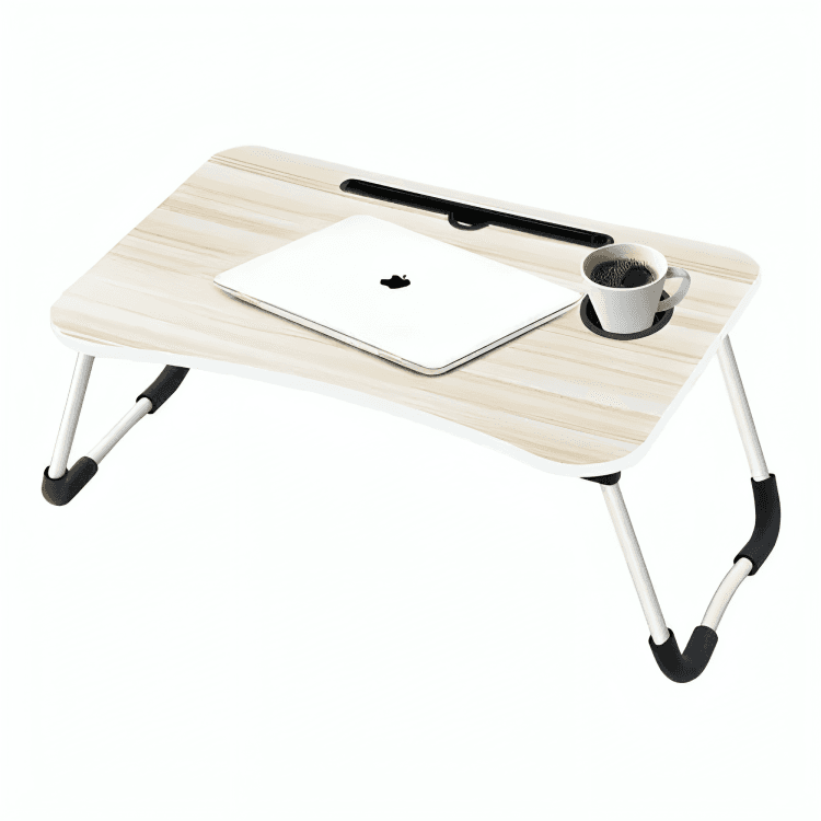 Bureau Table d'Étude & Table Ordinateur Portable en Bois