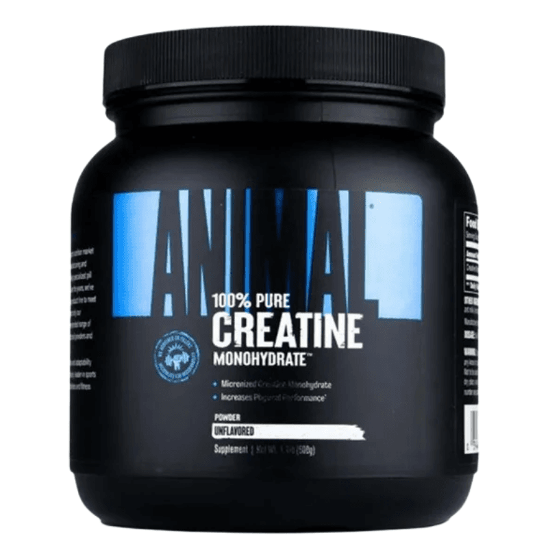 Animal 100% Pure Creatine Monohydrate 500 g Unflavored - Puissance et Force Pure