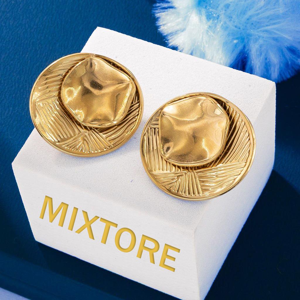 Boucles d'oreilles dorées