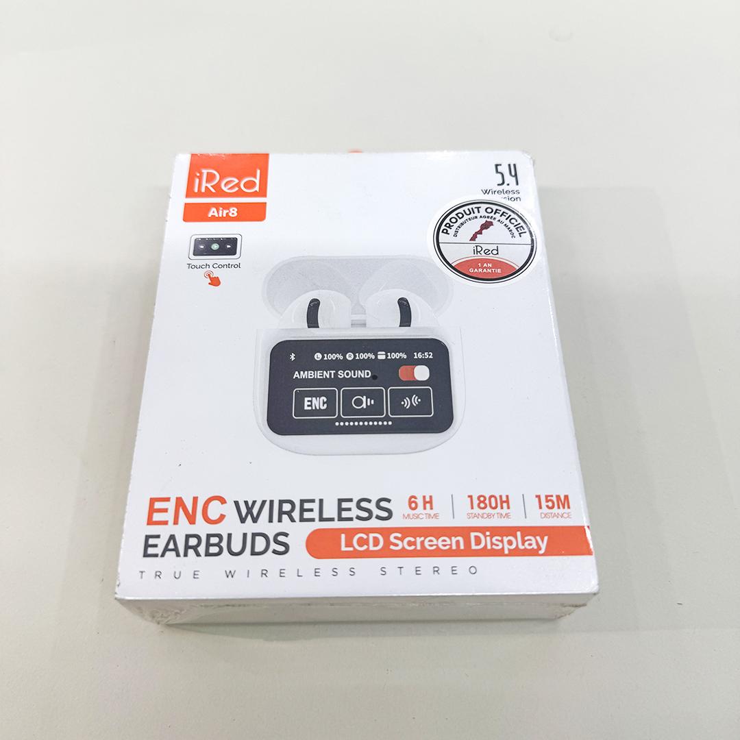 Écouteurs iRed Air 4 – Design Compact & Connexion Stable