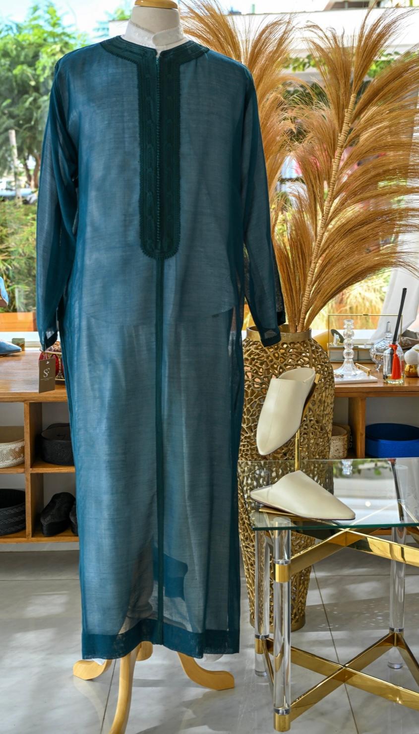 Caftan Homme en Laine de Soie