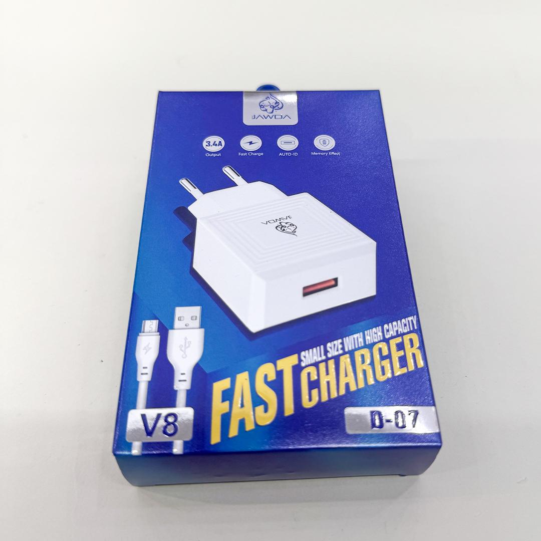 Chargeur rapide D-07 – 3.4A V8 avec technologie Auto-ID