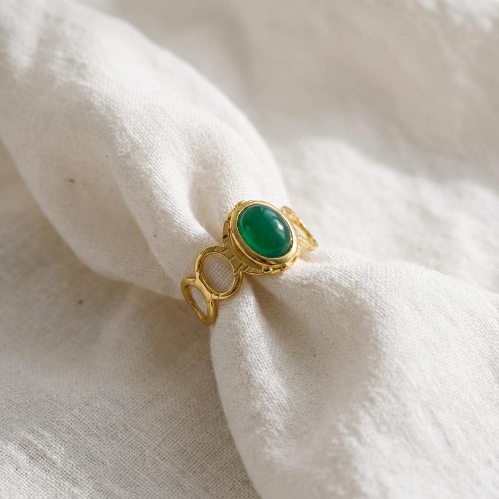 Bague émeraude – éclat naturel