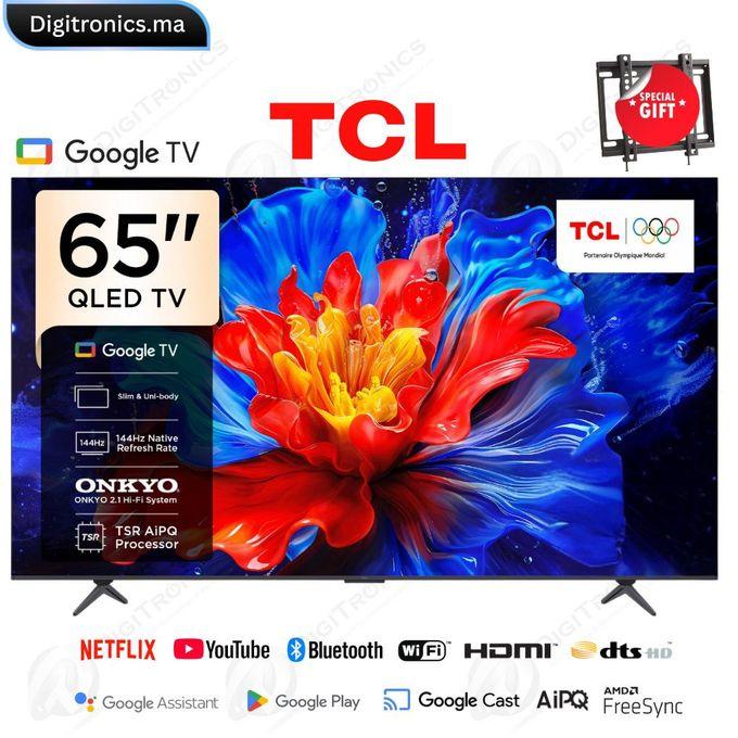 65 QLED 4K UHD Smart Google TV Dolby Vision, Atmos, Audio ONKYO, 144Hz, 65P8K + Support Gratuit