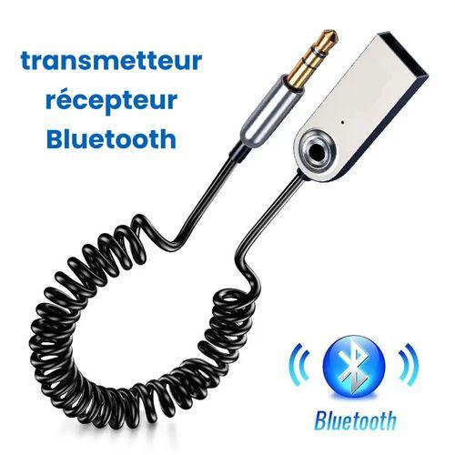 Adaptateur USB Bluetooth, câble dongle pour voiture, jack 3.5mm, récepteur de musique audio pour haut-parleur, 5.0