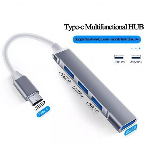 Adaptateur multi-répartiteur USB C, HUB 3.0, Type C 3.1, 4 ports