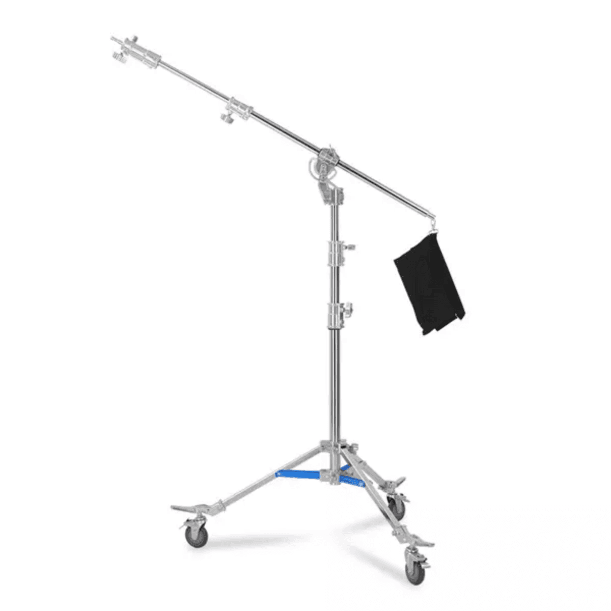 Stainless steel light stand roller with boom arm 3850mm
