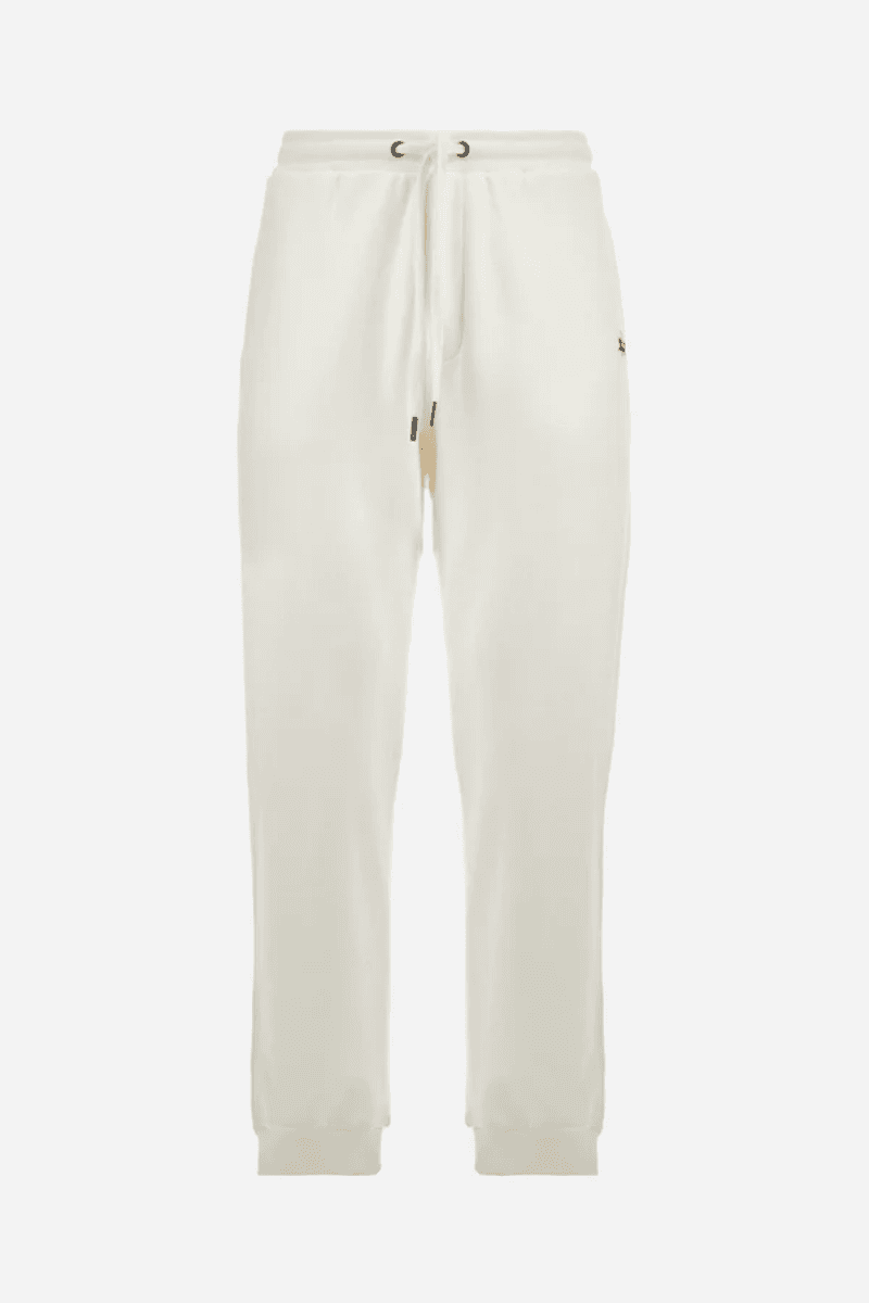REGULAR FIT COTTON JOGGING BOTTOMS - ZAIRE