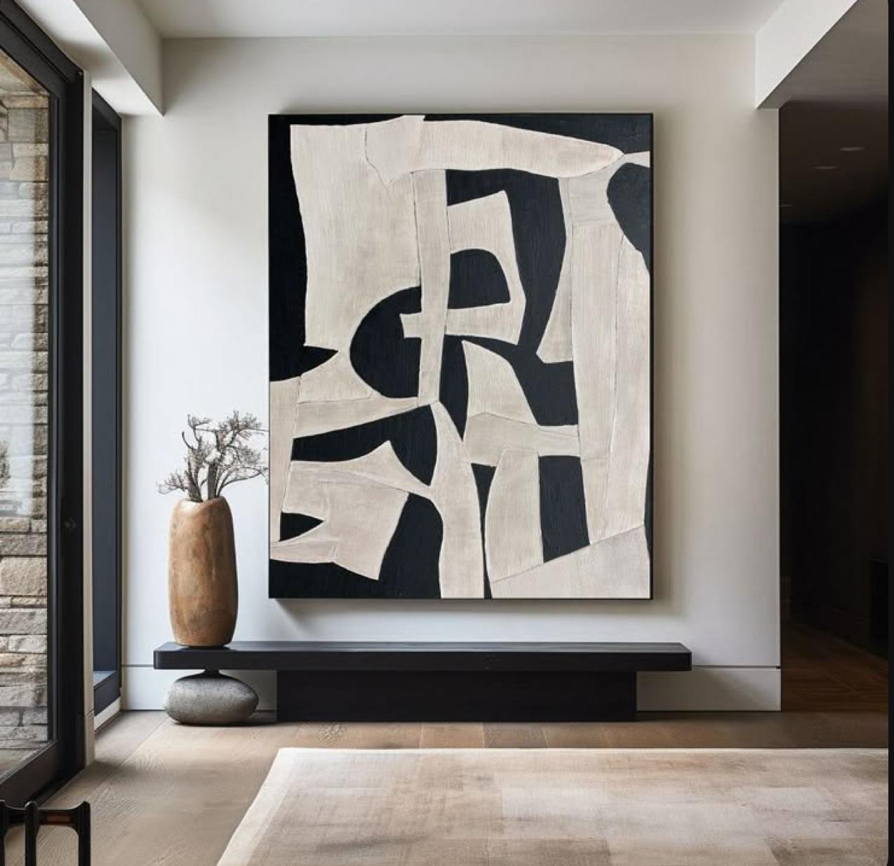 Tableau Abstrait minimaliste