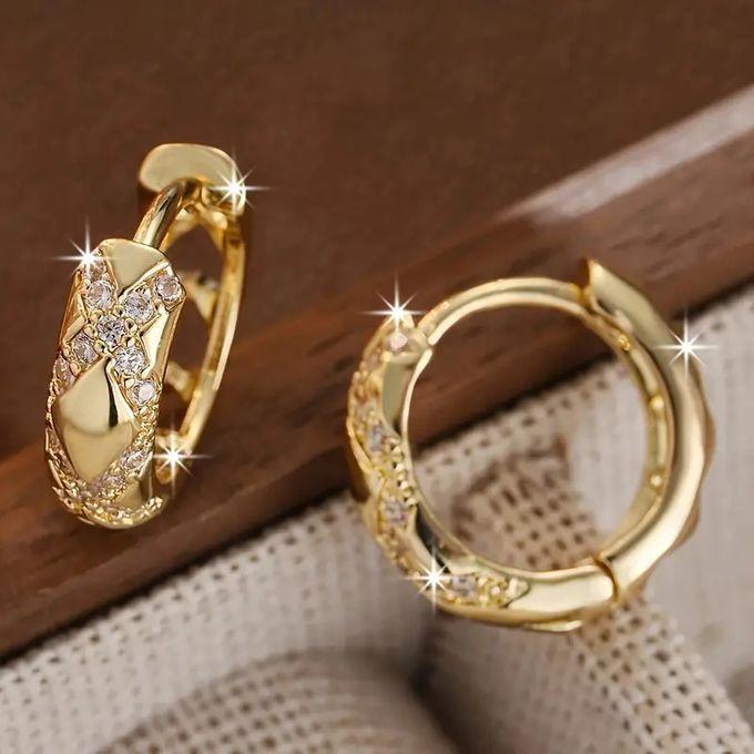 Boucles D’oreilles En Zircone