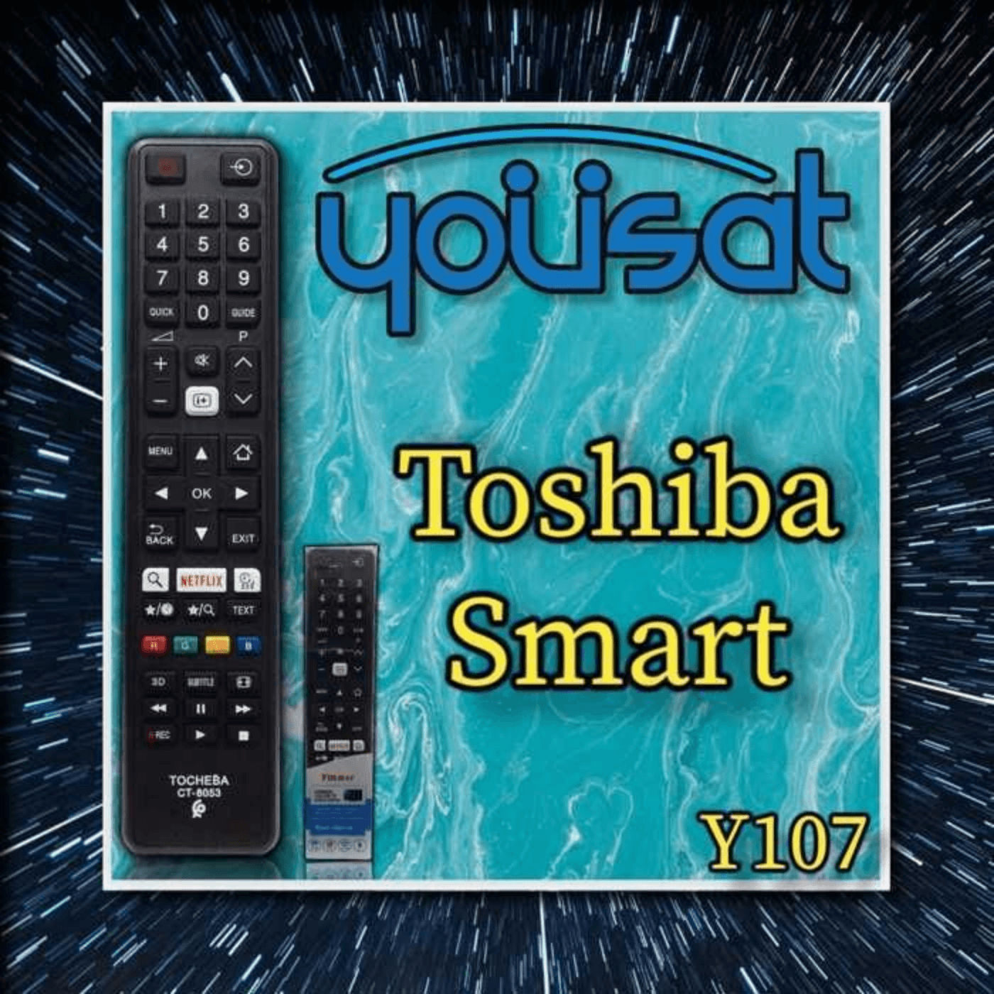 Télécommande Compatible avec Tv Toshiba Smart Android