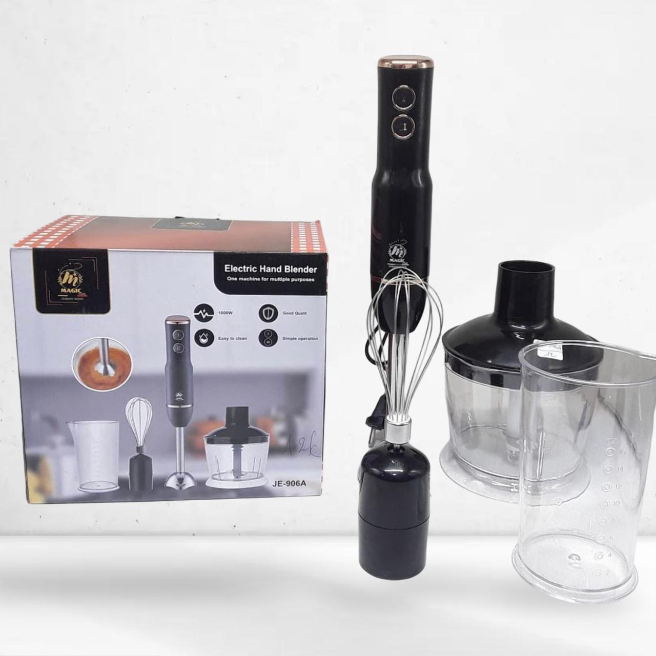 Mixeur Plongeant avec Bol Mélangeur à Main 4 en 1