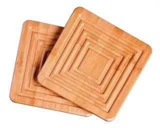 Dessous de Plat en Bambou Organique Pour Cuisine, Table à Manger