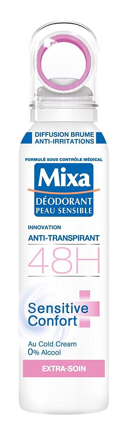 Déodorant atomiseur anti-transpirant sensitive confort extra-soin - 150 ml