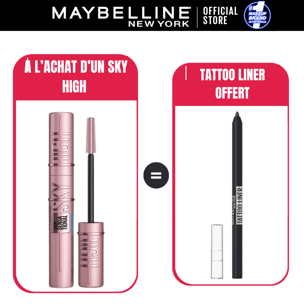 New York - Mascara Lash Sensational Sky High = Tattoo Liner Crayon Gel OFFERT
