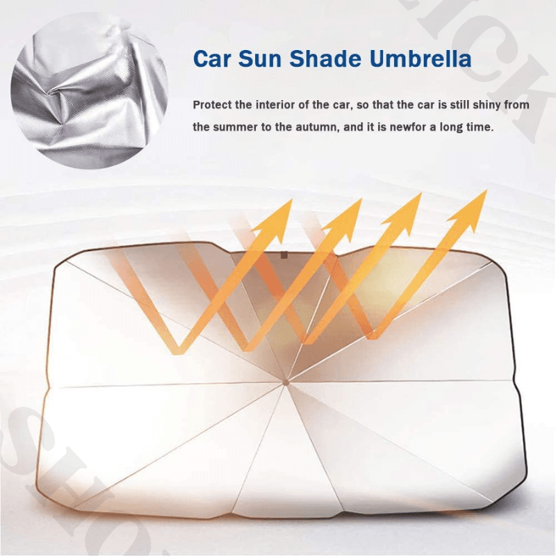 Pare-soleil de Pare-brise de Voiture, Pare-soleil de Pare-brise de Voiture Pliable, Protecteur de Pare-soleil Avant