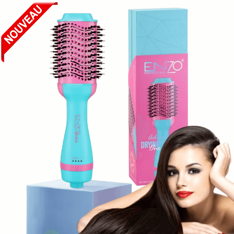 Sèche-cheveux professionnel 2-en-1 à air chaud électrique 750-1000W peigne pour les femmes