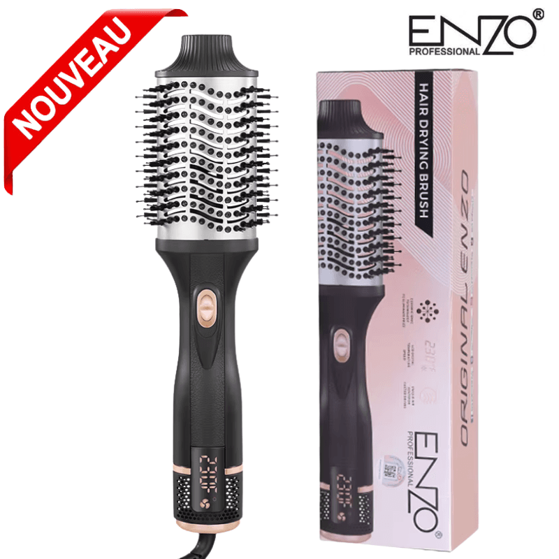 Sèche-cheveux brosse volumateur 1500W 3 en 1 Air chaud lisseur outils de coiffure en céramique EN-4135