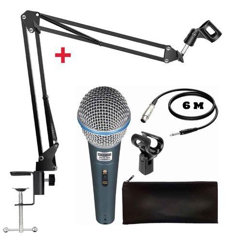 Microphone Dynamique Vocal Micro pour Beta-58a Pc Dj Mixer Microphones Karaoké