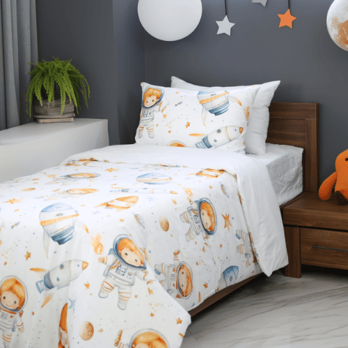 Housse de Couette Enfant Mission Dodo – Réversible une place - 160x220 cm