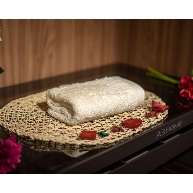 Damas serviette 50x90 Crème