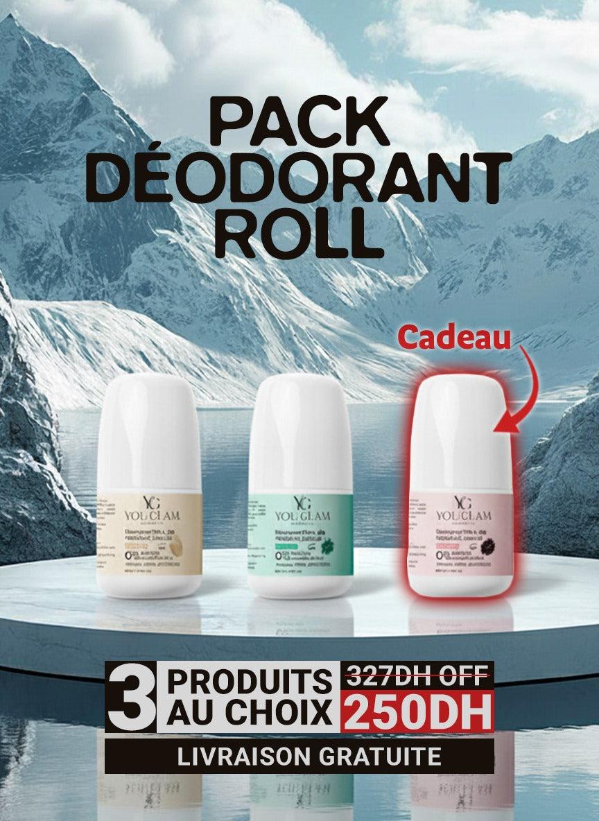 Pack Déodorant Roll – Fraîcheur & Confort (3 produits au choix + 1 offert)