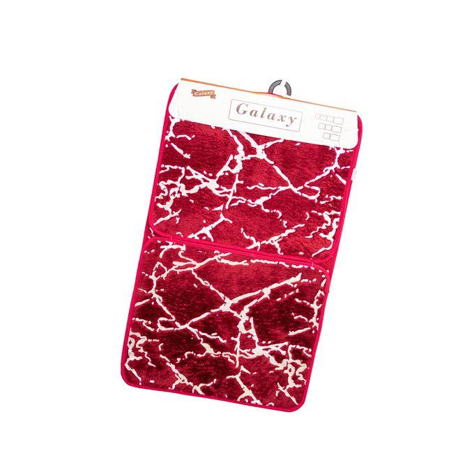 Galaxy tapis de bain 3 pièce - Rouge